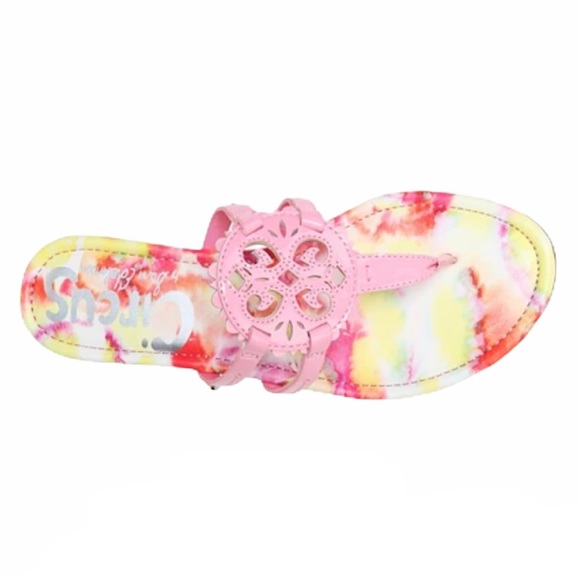 SAM EDELMAN Clara Sandal Flop Flop Flamingo Pink - Picture 9 of 11